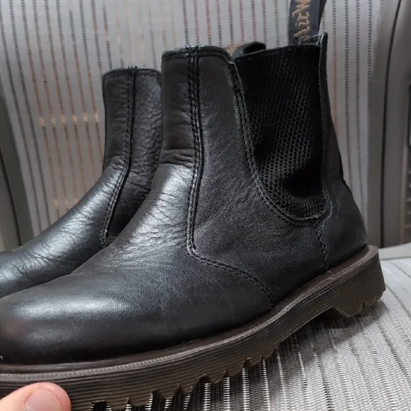 Dr. Martens Black Leather Chelsea Boots - Picture 2 of 7